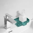 thumbnail image 5 of Silicone Soap Dish Self Draining Bar Holder, Prevent Mushy Soap, Bathroom Shower Kitchen Sink Countertop Organizer, Eco-Friendly Non-Slip Tray Green, 5 of 7