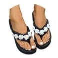 thumbnail image 3 of enyan Women's Sandals Women Footwear- Lightweight and Memory Foam Insole Sandals for Women 2026 - Durable Non-Slip Beach Essentials Flats for Women Sandals,White,Size 8.5, 3 of 6