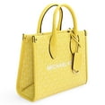 thumbnail image 2 of Michael Kors Women's Mirella Small Signature Logo Top Zip Satchel Crossbody Bag (Daisy Yellow), 2 of 5