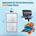 thumbnail image 2 of Tawatiler 15 Pack PF-S Filter Cartridges for Top Fin Silenstream PF10 Power Filters, Remplacement Aquarium Carbon Cartridge with Zeolite, 2 of 7