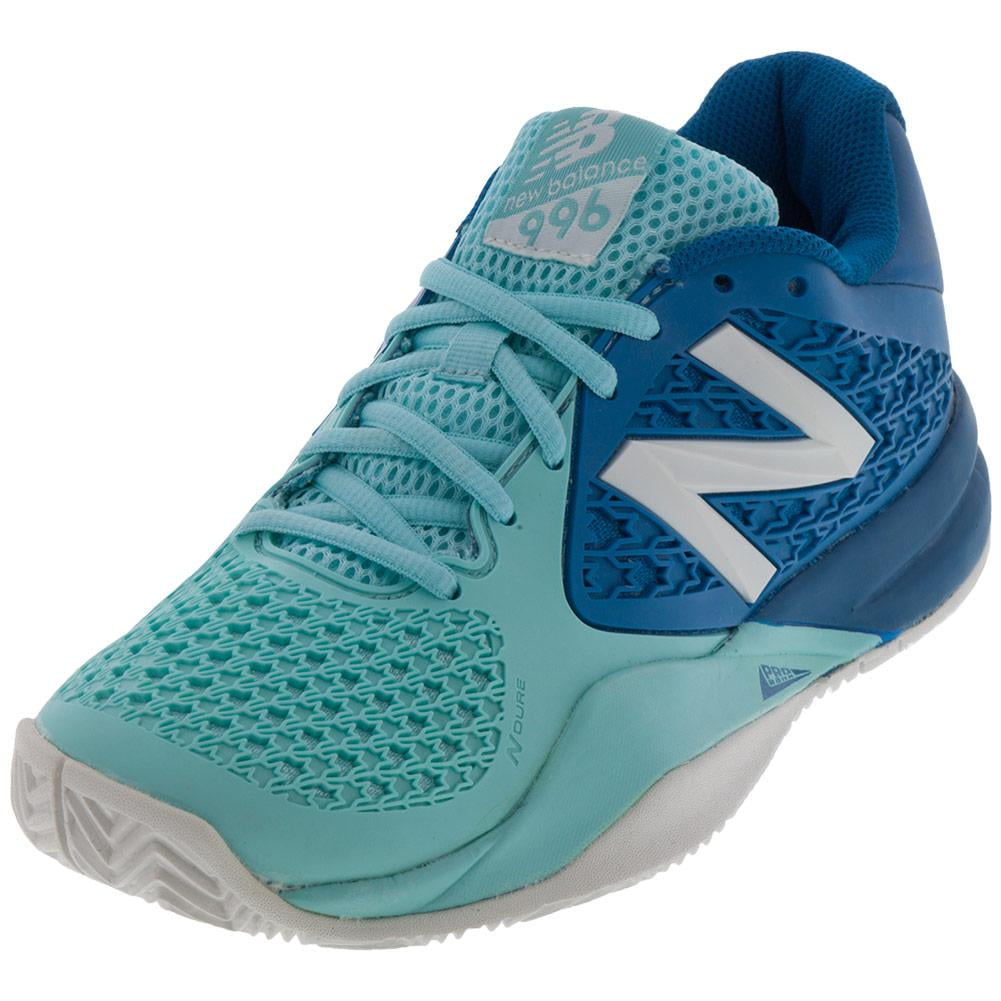 New Balance Women`s 996v2 B Width Tennis Shoes Light Blue and Blue ( 8  Light Blue and Blue ) - Walmart.com