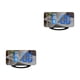 thumbnail image 1 of Seitruly Proyector Ajustable Multifuncional Despertador Digital Reloj Maquillaje Espejo Termómetro Proyección Relojes Blanco, Luz Azul Luz negra, azul 2piezas, 1 of 6