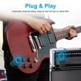 thumbnail image 2 of UHF Wireless Guitar System with 5H Working Time 90dB Dynamics Range for Electric and Bass Guitars, 2 of 10