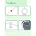 thumbnail image 2 of Aquarium Gravel Cleaner, All-In-One Fish Tank Siphon Vacuum Cleaning Kit with Tubes, Algae Scraper, Hose, Flow Controller, Quick Water Changing & Sand Washing Kit for Small & Large Fish Tanks, 2 of 9