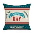 thumbnail image 2 of Herrnalise 4th of July Pillow Covers 18x18, American Flag Patriotic Decorations Throw Pillow Covers Linen Farmhouse Independence Day Cushion Case for Couch Sofa Summer Home Outdoor Decor, 2 of 5