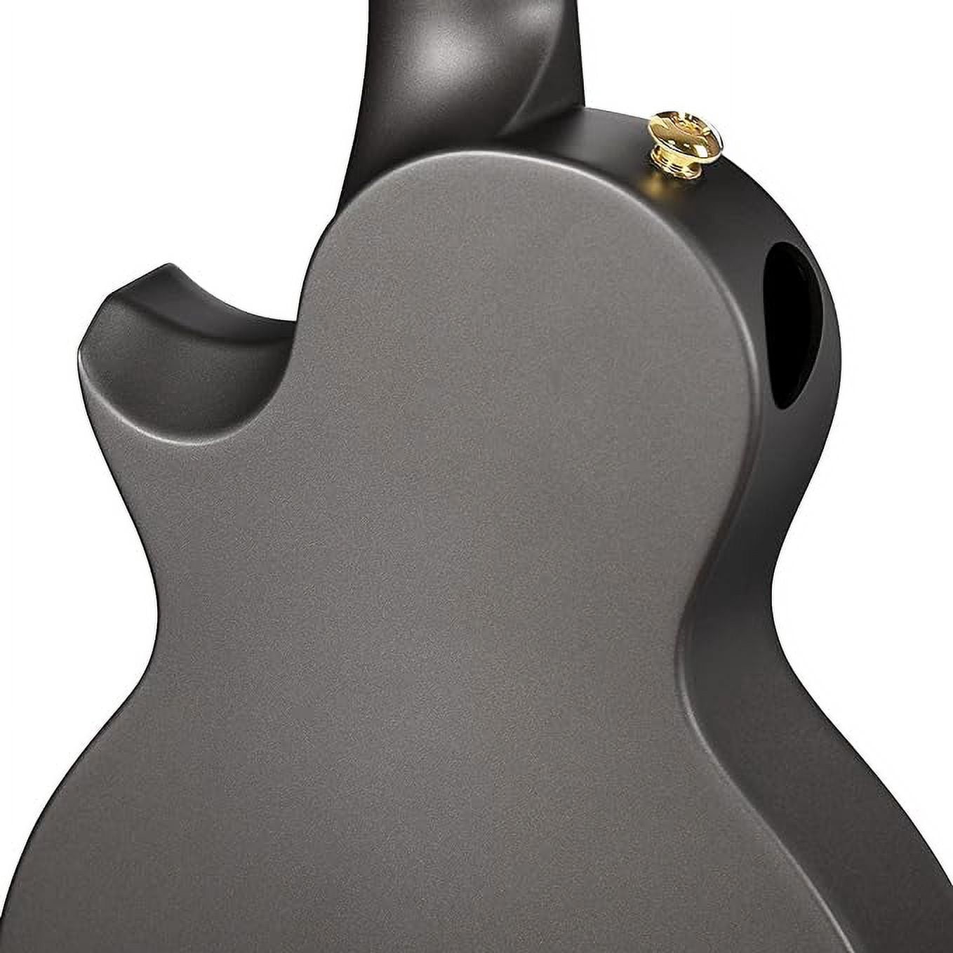 Enya Tenor Ukulele 26 Inch Carbon Fiber Cutaway Travel Ukelele for Adult with Beginner Bundle Kit Including Case, Strap, Capo and Strings（Nova U Pro Black）