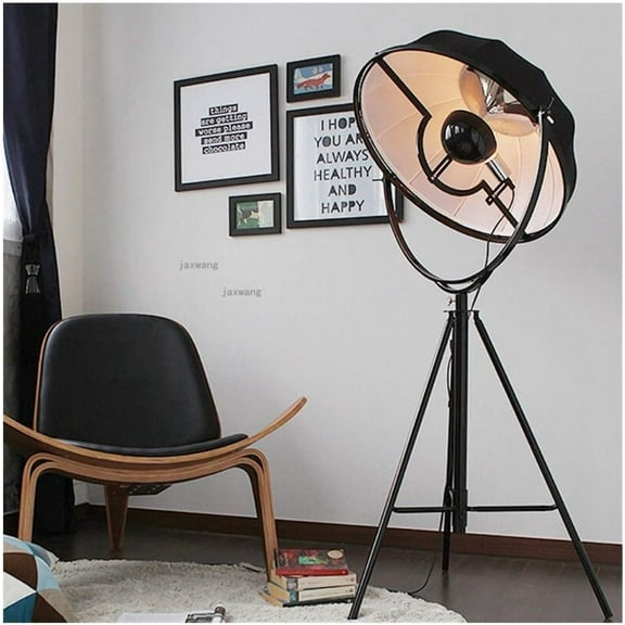 Floor lamp Modern Retro Iron Floor lamp Stand lamp Living Room Standing lamp Floor Light Fabric LED Decor Bedroom Indoor Floor lamp