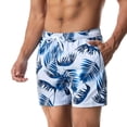 thumbnail image 6 of Swim Trunks for Men Summer Stylish Printed Shorts Casual Quick Dry Relaxed Fit Bathing Suits Breathable Drawstring Short Pants, 6 of 6
