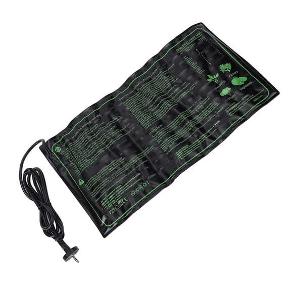 BOKYAN 20x10in Waterproof Seedling Heat Mat Hydroponic Plant Heating Pad for Seed Germination, 20 inches / 50.8 cm Length, 10 inches / 25.4 cm Width
