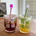 thumbnail image 3 of 4Pcs Straw Cover Hat Silicone Straw Toppers Dustproof Splashproof Straw Lid Water Bottle Accessory, 3 of 8