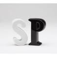 thumbnail image 3 of Ceramic Salt and Pepper Shakers Black and White Gifts for Her Mom, 3 of 3