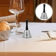 thumbnail image 2 of KAKOWELY bed bell Stainless Steel Hand Bell Loud Dinner Bell For Classroom Restaurant Call Bell Service Bell For Desk Ringing Bell For Food Line Alarm Jingles Ringing, 2 of 5