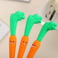 Children With Soft Gel Signs Carrot Pineapple Fruits And Vegetable Pen