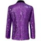 thumbnail image 3 of Chaqueta con lentejuelas, blazer brillante, esmoquin de fiesta con purpurina para hombre, 3 of 8