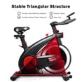 thumbnail image 3 of SuperFit Stationary Exercise Bike Silent Belt Drive Cycling Bike, 3 of 10