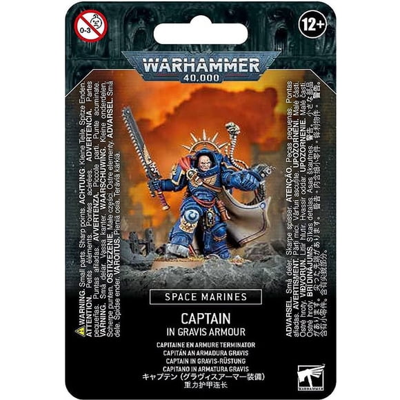 Games Workshop - Warhammer 40K - Space Marines Captain in Gravis Armour