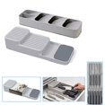 thumbnail image 1 of Organisateur de Couverts Compact Plateau de Tiroir Insert de Couverts Support de Rangement de Cuisine, 1 of 4