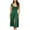 Green, variant on Edvintorg Women Dress Summer Bandage Dresses Sexy Solid Color V-Neck Sleeveless New High Waisted Casual Dress Female