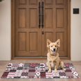thumbnail image 4 of Red Ethnic Geometric Patchwork Pattern Door Rugs,Washable Non Slip Door Mats Indoor,Decorative Door Mats,Entry Mat Indoor for Entrance,Bedroom,Kitchen,Bathroom,16"x47", 4 of 6