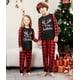 thumbnail image 3 of Pijamas navideños a juego para toda la familia 2025, estampado de ciervos navideños, conjuntos para niños y bebés, camisetas y pantalones, 2 piezas, ropa de dormir navideña, pijamas, ropa para perros, 3 of 3