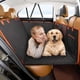 thumbnail image 1 of Puntoco Funda para asiento de coche para perros, 100 % 600 D, resistente, a prueba de arañazos, antideslizante, suave, para asientos traseros de automóviles, camiones y SUV, 1 of 5