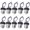 C 10pcs, variant on E26 Socket Adapter Medium Edison Base Male Screw in Light Bulb Socket Pigtail for Led Ceiling Lights Downlight Pack of 5 (B 5pcs)