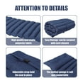 thumbnail image 4 of Barara King 2 PCS Set Outdoor Lounge Chair Cushion Replacement Patio Seat Cushion ，NAVY BLUE, 4 of 5