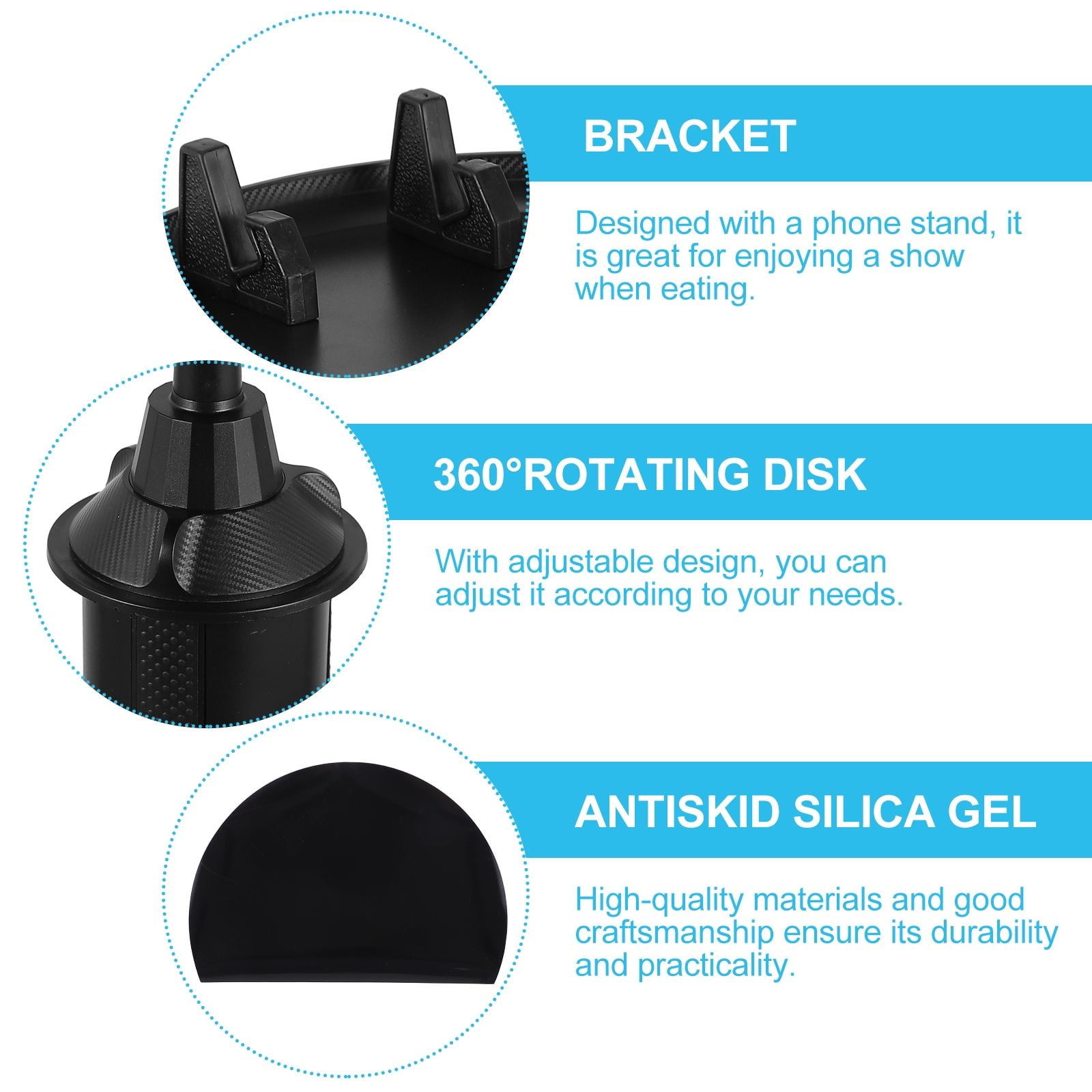 Toyandona 1Pc Vehicle Adjustable Car Storage Holder for Cup and Phone