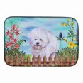 thumbnail image 1 of Carolines Treasures CK1210DDM Tapis de Séchage de Plat de Printemps Bichon, 1 of 4