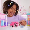thumbnail image 4 of ​Barbie Mini BarbieLand Doll & Toy Vehicle Set, 1.5-inch Barbie Doll & DreamCamper with Working Doors & Color-Change Pool, 4 of 6