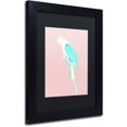 thumbnail image 2 of Trademark Fine Art 'Summer Parrot' Canvas Art by Robert Farkas, Black Matte, Black Frame, 2 of 4