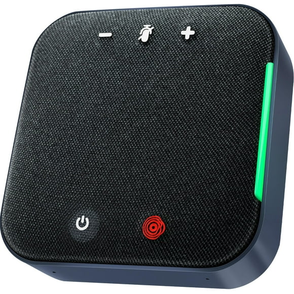 COOLPO Conference Speaker and Microphone Bluetooth Speakerphone with 4 Mics,USB C,360Â°Voice Pickup &amp; Dual Noise Cancelling Conference Room Microphone for Work/Teams/Zoom/Home Office