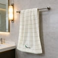 thumbnail image 4 of Partheme 28x55in Embroidered Bath Towel 70x140cm, Soft Anti Fade Highly Absorbent for Bathroom Spa Daily Use, Large Cotton Terry Cloth, D, 4 of 6