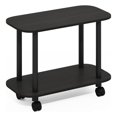 thumbnail image 1 of Pemberly Row Table d'Appoint Ovale Turn-N-Tube avec Roulettes, Couleur Espresso, 1 of 6