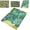 Style A, variant on Car Rug Play Mat Plush Velvet 24x35" / 32x47" - Road Map Design & Anti-Slip Carpet for Playroom Decor & Bedroom, 2 Sizes Available