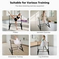 thumbnail image 5 of CQSXDA Solid Wood Ballet Barre Featuring Adjustable Height From 31.5 To 39.5 Inches For Studio And Home Use, Black, 5 of 9