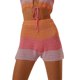 thumbnail image 1 of Txlixc, pantalones cortos de punto salvaje para mujer, pantalones cortos de cintura alta elástica, pantalones cortos casuales de verano Txlixc Sexy, 1 of 5