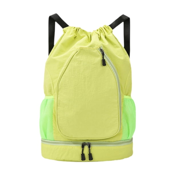 Bolsa para raqueta de bádminton, bolsa de baloncesto, accesorios decorativos, mochila de tenis multifunción, mochila de baloncesto para gimnasio al Verde