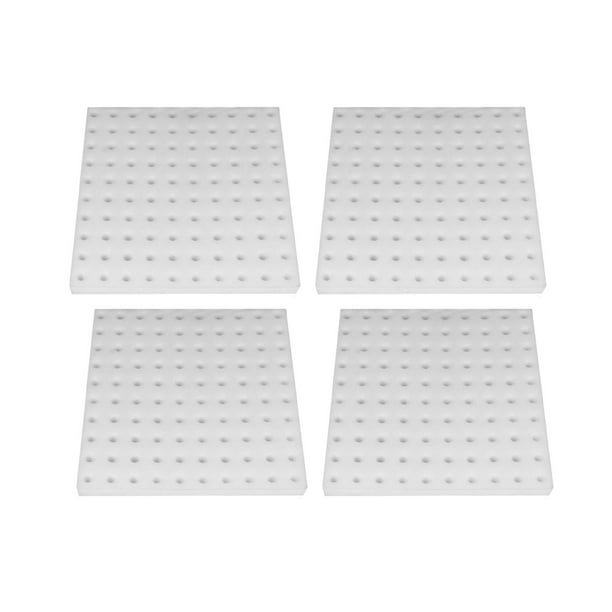 Plantas de esponja hidropónica de cultivo reemplazo (4 hojas) Vegetal de flores Gardenería cuadrada plántulas esponjas de plántido iniciador