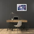 thumbnail image 3 of Edmunds, Sydney 24x17 White Modern Wood Framed Museum Art Print Titled - Violet Waters Seduction, 3 of 4