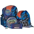 thumbnail image 1 of Star Wars The Mandalorian Dinn Djarin 5-Piece Backpack Set, 1 of 5