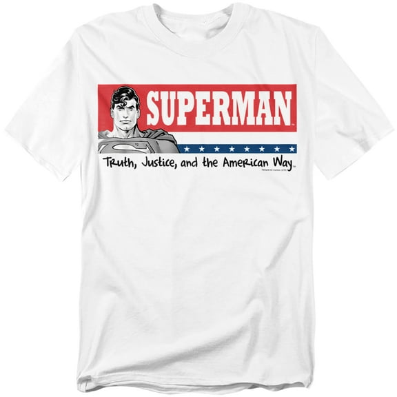 Superman T-Shirt Superman For President Unisex Graphic Tee For Men & Women White