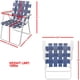 thumbnail image 2 of Rio Brands BY055-0138 Web Fold Chair, Blue, 2 of 5
