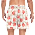 thumbnail image 2 of FORMRS Mens Swim Trunks Mesh Liner Quick Dry Casual Beach Board Shorts with Pockets, Sizes S-2XL, Apple Plaid Pattern, 2 of 9