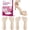 beige, variant on 3/4 Length High Heel Cushion Inserts for Women, Anti-Slip & Shock Absorbing Memory Foam Insoles, Beige, 2 Pairs,size M