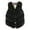 Black, variant on Glisme Girls Jacket Kids Sleeveless V Neck Thermal Gilet Winter Casual Warm Coat Waist Coat Vest Regular Fit Outerwear Everyday Wear Size 4-5 Years Black
