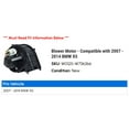 thumbnail image 2 of Blower Motor - Compatible with 2007 - 2014 BMW X5 2008 2009 2010 2011 2012 2013, 2 of 2