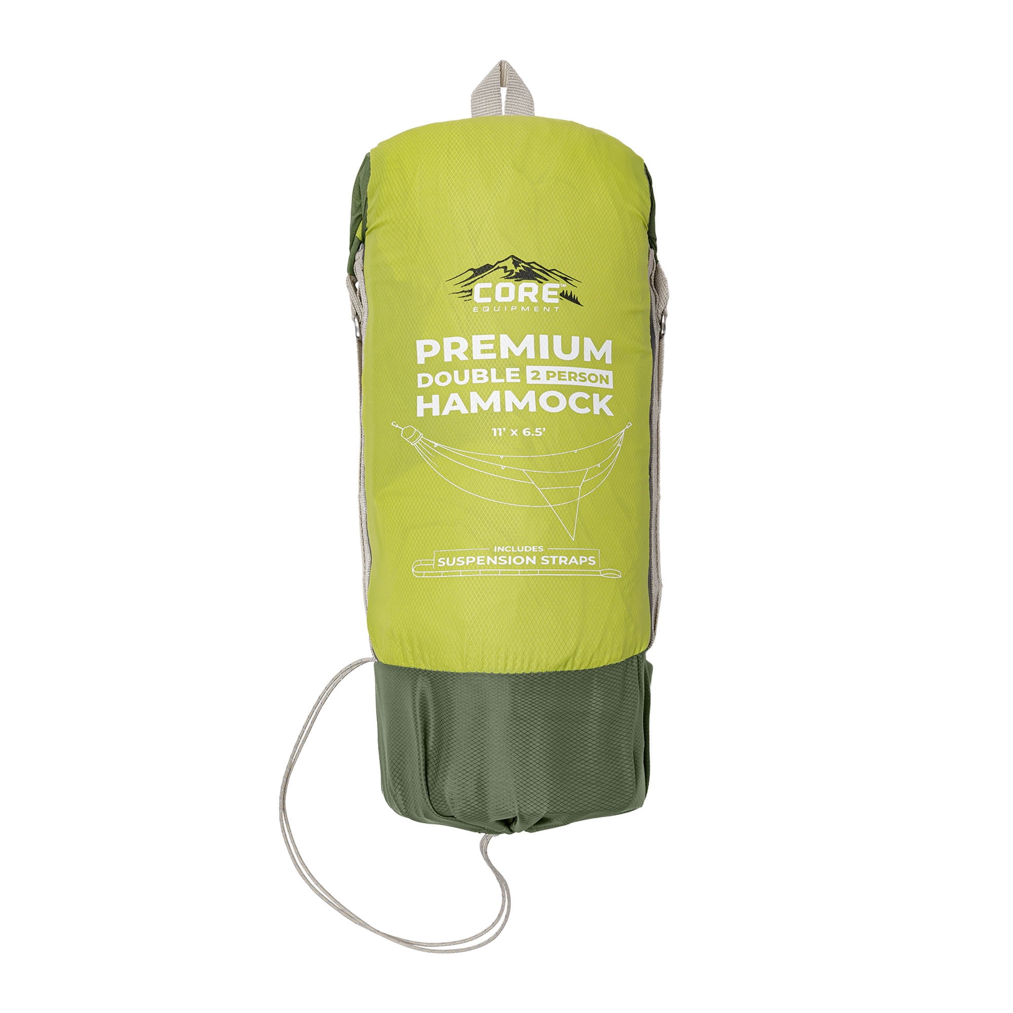 CORE Premium Double Hammock - Green