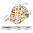 thumbnail image 2 of Disketp Gnomes Autumn Harvest Print Baseball Caps for Outdoor Sports Fashion Casual Outdoor Caps Men Women, 2 of 6