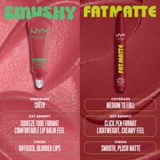 NYX Professional Makeup Fat Matte Lipstick, Smooth Color Long Lasting Lipstick, Fuzzy Flame, 0.07 oz